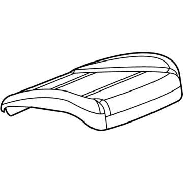 GM 84836485 COVER ASM-F/SEAT CUSH *WHISPER BEIGG