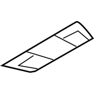 BMW 51-45-7-123-749 Cover For Center Speaker, Single Scoop