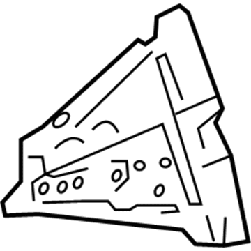 Toyota 61158-47010 Reinforce Plate