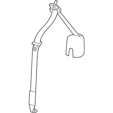 Mopar 6AC45TX7AC 2Nd Row Seat Belt