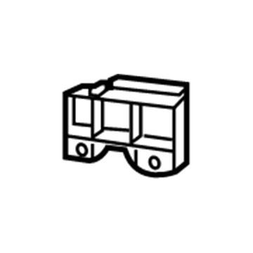 Lexus 52115-30140 Support, Front Bumper S