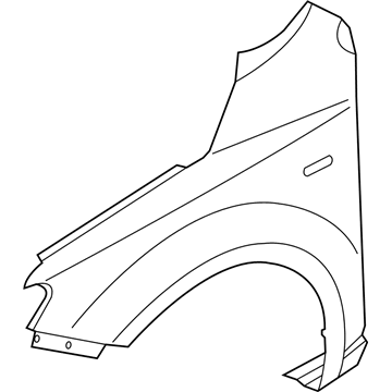 Kia 663111M040 Panel-Fender LH