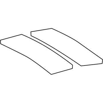 Lexus 63342-76020 Pad, Roof SILENCER