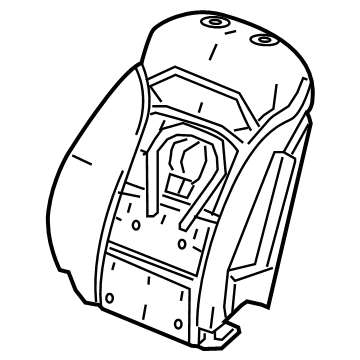 GM 84520489 Seat Back Pad