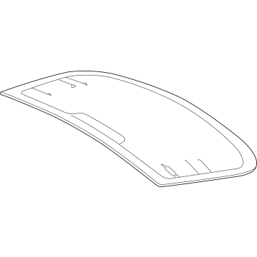 BMW 51-31-7-475-012 REAR WINDOW GREEN