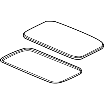 Honda 70200-TLA-A02 Glass Assembly, Roof