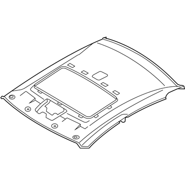 Nissan 739B0-JB12C Module Assembly-Roof Trim