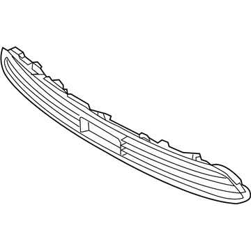 Infiniti 62256-5ZA0B Front Bumper Lower Grille
