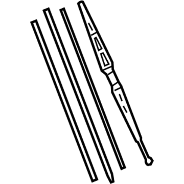 Acura 76630-SJA-A01 Windshield Wiper Blade (475MM)