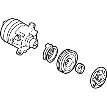GM 1135451 Air Conditioner Compressor Assembly