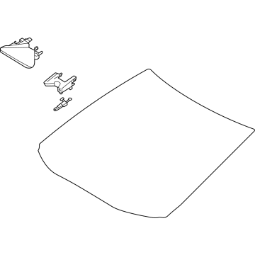 Lexus 56101-F6010 GLASS SUB-ASSY, WIND