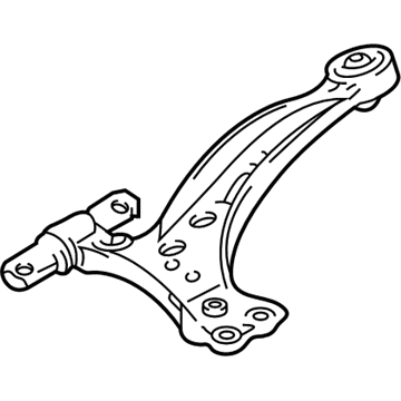 Lexus 48069-48010 Front Suspension Lower Control Arm Sub-Assembly, No.1 Left