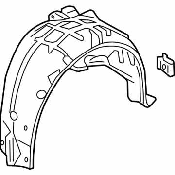 Honda 74552-TXM-A00 Fender Right, Rear Inner