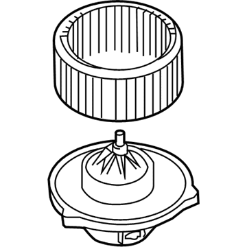 Hyundai 97113-2P000 Motor & Fan Assembly-A/C Blower