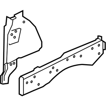 Nissan G5130-9UFMA Plate-Closing, Front Side Member RH