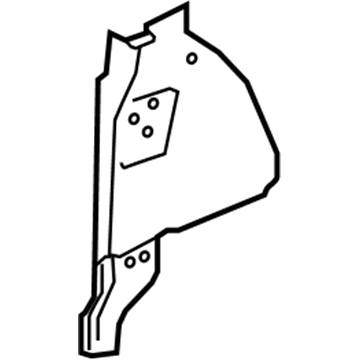 Nissan F4130-9UFMA HOODLEDGE-Lower, Front, RH