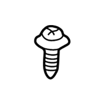 Toyota 93540-55012 Glass Screw
