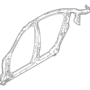 BMW 41-00-7-437-431 Side Frame, Middle Left