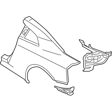 Nissan GHA00-JF0MA Fender-Rear, RH