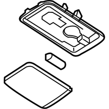 Nissan 26410-EL00A Lamp Assembly-Room