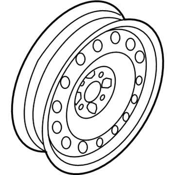 GM 9593686 Wheel, Spare