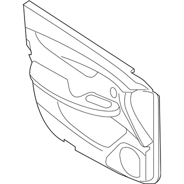 Infiniti 809A0-5ND0A Finisher Assy-Front Door, RH