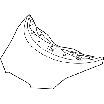 Nissan 65100-3NF0A Hood Assembly