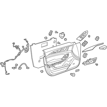 GM 84112737 Door Trim Panel