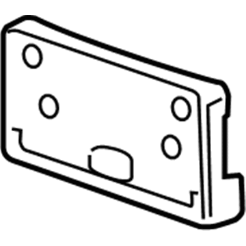 GM 25989936 License Bracket