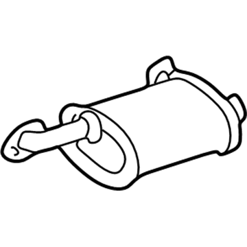 Honda 18035-S87-A00 Muffler Set, Exhuast (L)