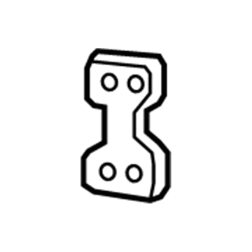 Honda 91403-SJC-A00 Plate, R. Tailgate Striker (Lower)