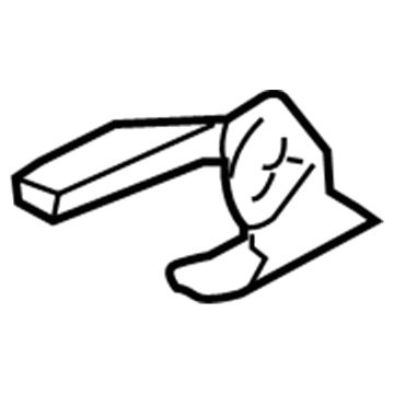 Honda 60120-SDA-A00ZZ Hinge, Passenger Side Hood