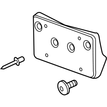 GM 84737664 License Bracket