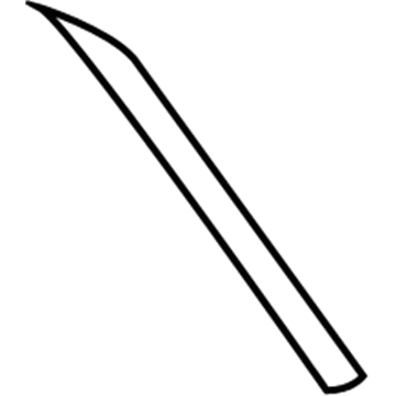 Lexus 75765-48011 MOULDING, Rear Door Window Frame