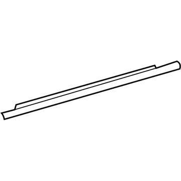 Lexus 75730-0E020 Moulding Assy, Rear Door Belt, RH