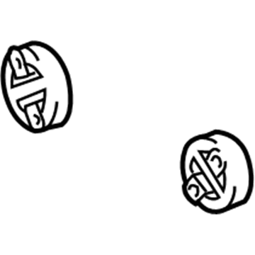 Lexus 17565-0P031 Support, Exhaust Pipe