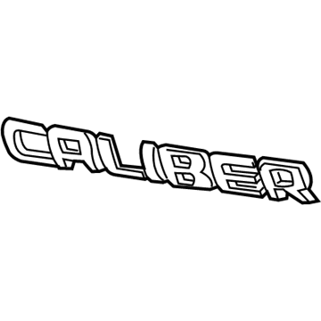 Mopar 5116022AA NAMEPLATE-Caliber