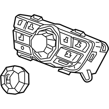 Acura 39050-TYR-A01 Switch Assembly, Multi Jog (Audio)