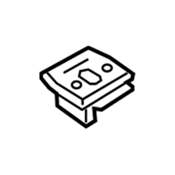 BMW 51-47-7-415-419 Hinge Bracket Floor Carpet