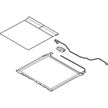 Kia 81670S9100GYT Roller Blind Assembly-Pa