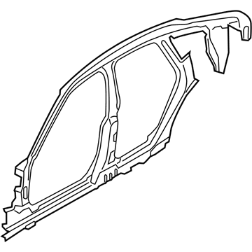 BMW 41-00-7-427-489 Side Frame, Middle Left