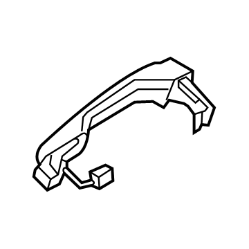 Hyundai 82651-D2000 Door Handle Assembly, Exterior, Left