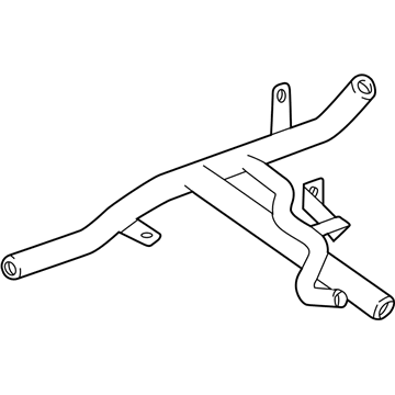 BMW 11-53-1-738-053 Radiator And Engine Return Hose