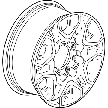 GM 84742720 Wheel, Alloy