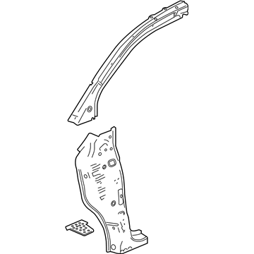 GM 94532682 Hinge Pillar Reinforcement