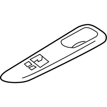 Nissan 80960-3AN0A Finisher-Power Window Switch, Front RH
