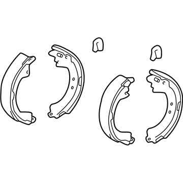 Toyota 04495-42010 Rear Shoes