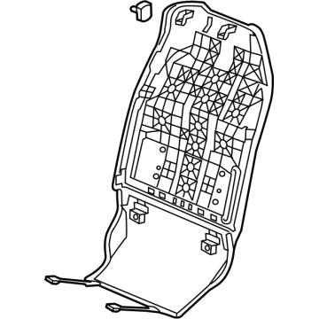 Acura 81529-TGV-A21ZA Cover, Left Front (Alluring Ecru)