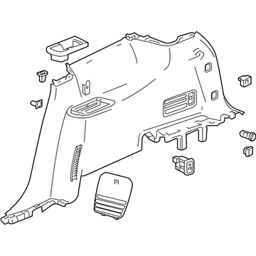 GM 84677053 Lower Quarter Trim