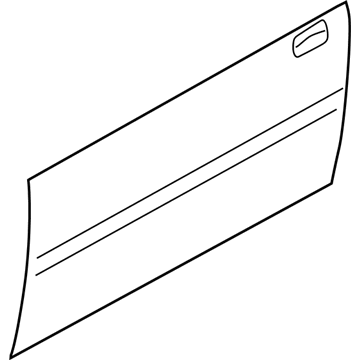 Kia 0K32A58031B Panel-Door Out, RH